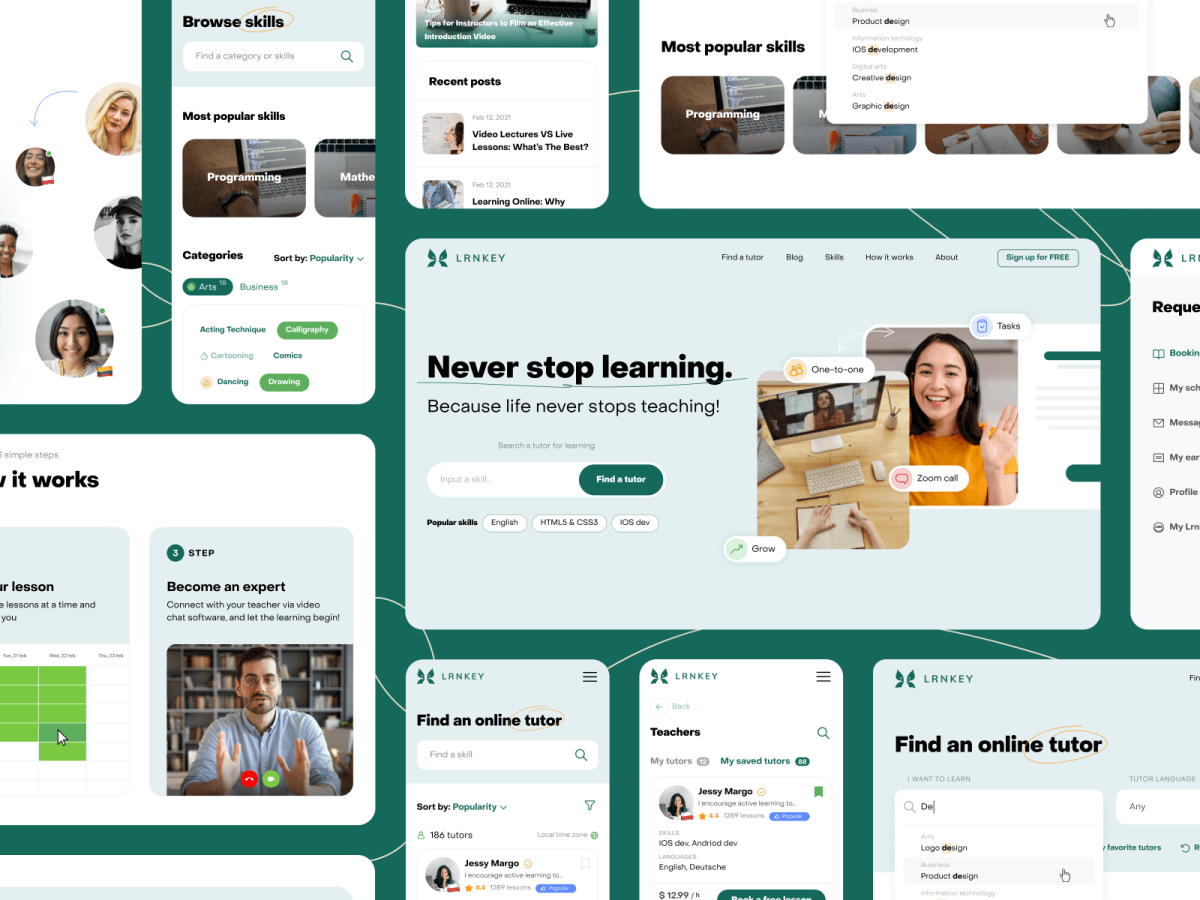 LRNKEY E-LEARNING PLATFORM